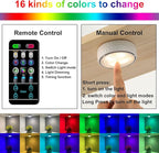 Onumii LED Puck Lights Battery Operated LED Under Cabinet Lighting Wireless - Image 3