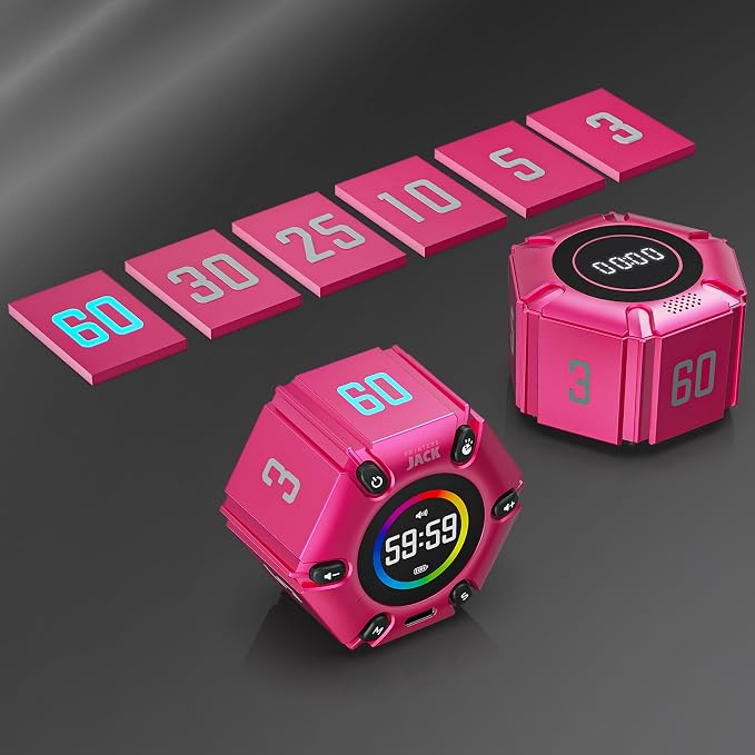 Printers Jack, Visual Pomodoro Timer, Productivity Cube Timer, Mute & Vibration - Image 6