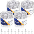 DANRONG 800 PCS Clear Push Pins, Standard Thumb Tacks by DANRONG