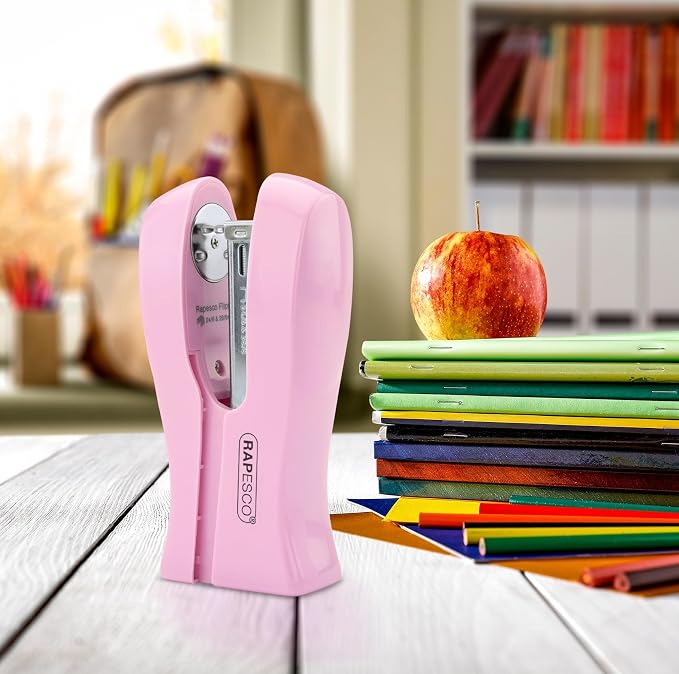 Rapesco 1378 Stand Up/Space-Saving Stapler, 20 Sheet Capacity, Candy Pink - Image 6
