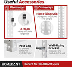 HOMEDANT 5 Tier Storage Shelves Adjustable Laminated Boltless Garage Metal - Image 6