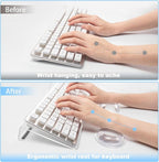 Keyboard Stand with Gel Wrist Rest Combo, Ergonomic Desktop Riser & Wrist - Image 6