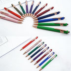 10pcs Inspirational Quotes Rose Gold Pens Set Fashion Design Novelty Pens Funny - Image 2