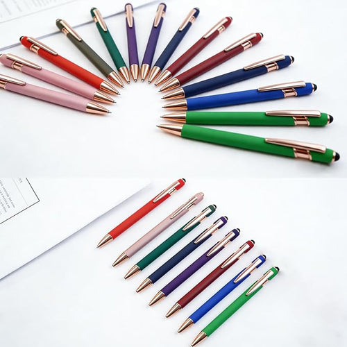 10pcs Inspirational Pens Set Stylus Pens Design Black Ink Smooth Writing Pens - Image 2