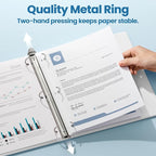 SUNEE 3 Ring Binders 1.5 Inch 10 Pack - Image 2