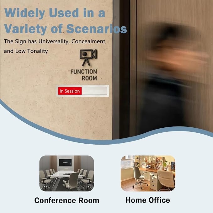 In Session or Available Sign, Vacant Occupied Indicator - Image 4