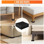 shouwuhho Furniture Risers, 4 Pack Bed Risers - Image 3