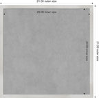 Amanti Art Silver Framed Magnetic Board 21x21 Medium Vision Board - Image 3