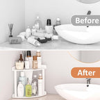 Sezanrpt 2 Tier Countertop Corner Organizer Shelf 7x7x8 Inch - Image 5