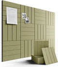 Fluxynara Large Felt Bulletin Board 48" x 36" Cork Board Alternative-12 Pack by FLUXYNARA
