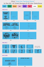 Tacticai 1000 Raffle Tickets, Single Roll, Ticket - Image 3
