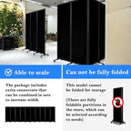 Upgrade Version Room Partition and Divider, Freestanding Rolling Dividers - Image 3