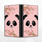 BWEGRHE Slim Credit Card Holder, Panda Sakura RFID Blocking Metal Wallet - Image 4