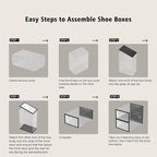SEE SPRING 12 Pack Shoe Storage Box, Space Saving Shoe Rack - Image 8