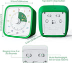 Yunbaoit Visual Timer with Protective Case, Dinosaur Disk 60 Minute Countdown - Image 4