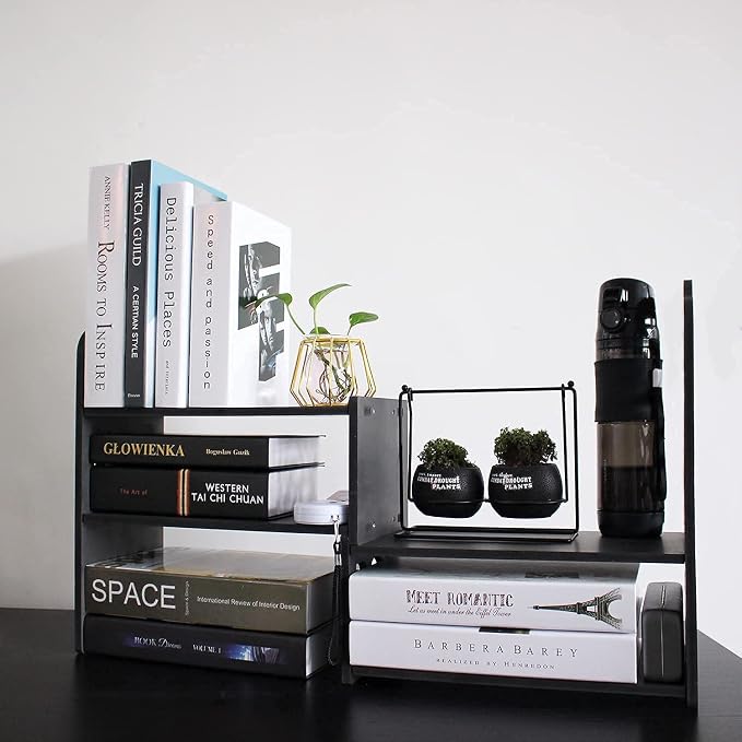 YGYQZ Adjustable PVC Desktop Organizer Storage Rack - Image 7