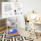 maxtek Rolling Whiteboard, 48x32 Large Magnetic White Board - Image 7