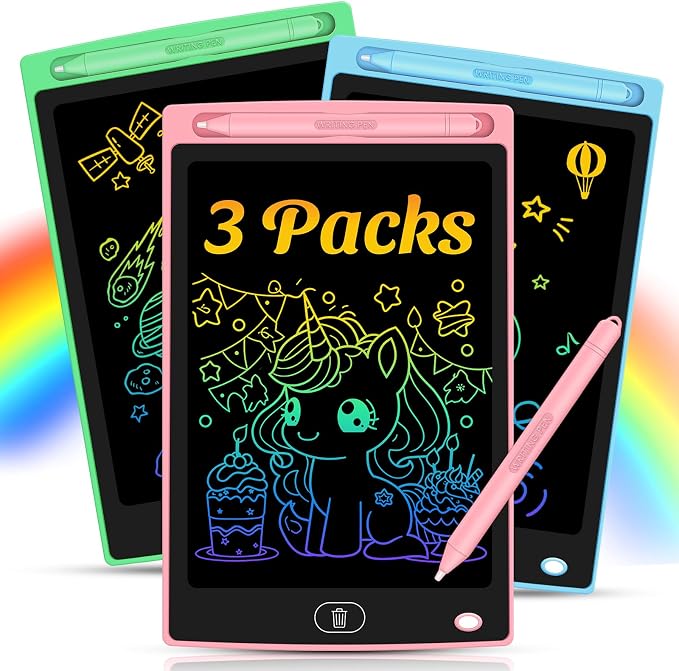 3 Pack LCD Writing Tablet for Kids by Unknown