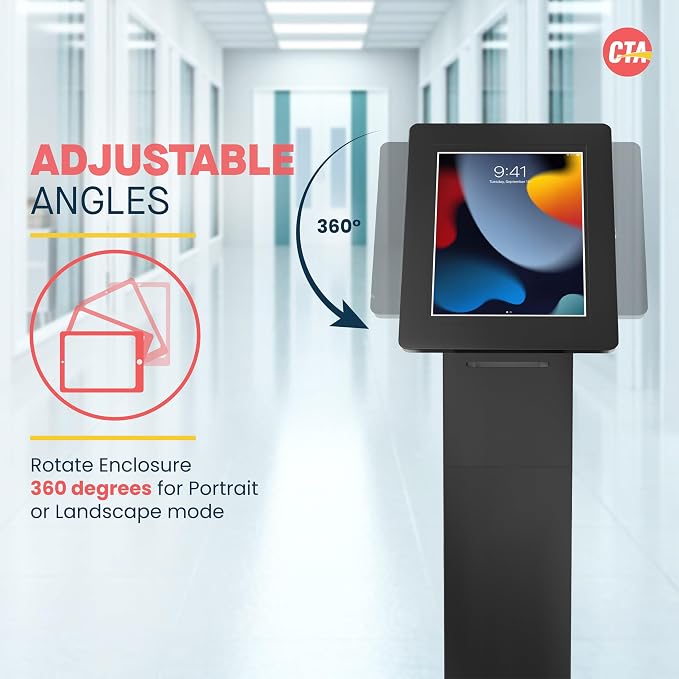 CTA Digital Locking Kiosk & Enclosure – Premium Locking Floor Stand Kiosk - Image 5