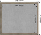 Amanti Art Silver Framed Magnetic Board 22x26 Medium Vision Board - Image 3