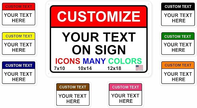 Custom Signs Outdoor Metal 24x18 - Image 2