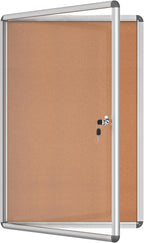 Mifuro 36"x24" Enclosed Bulletin Board, Lockable Weather-Resistant Aluminum by MifuroOfficeProduct