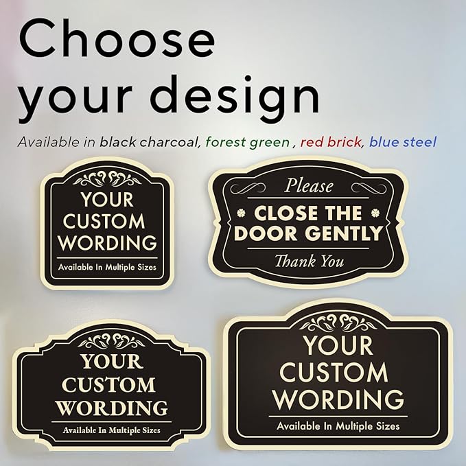 Custom Outdoor Metal Signs, Personalized Aluminum Sign - Image 3