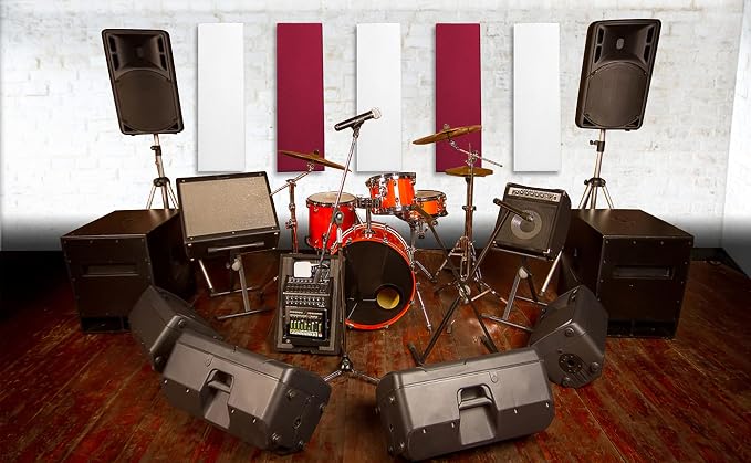 Tönnen Acoustic Panel White | Fiberglass 2-pack | Professional sound absorbing - Image 4