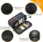 BOENLE American Football Pencil Case Box Boys Girls Large Pencil Pouch - Image 3