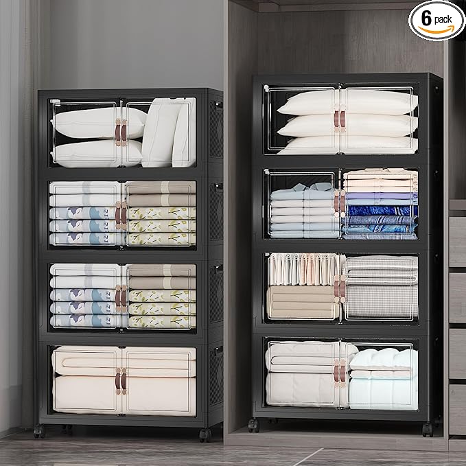UAMFURI Extra Large Stackable Storage Bins by UAMFURIDirect
