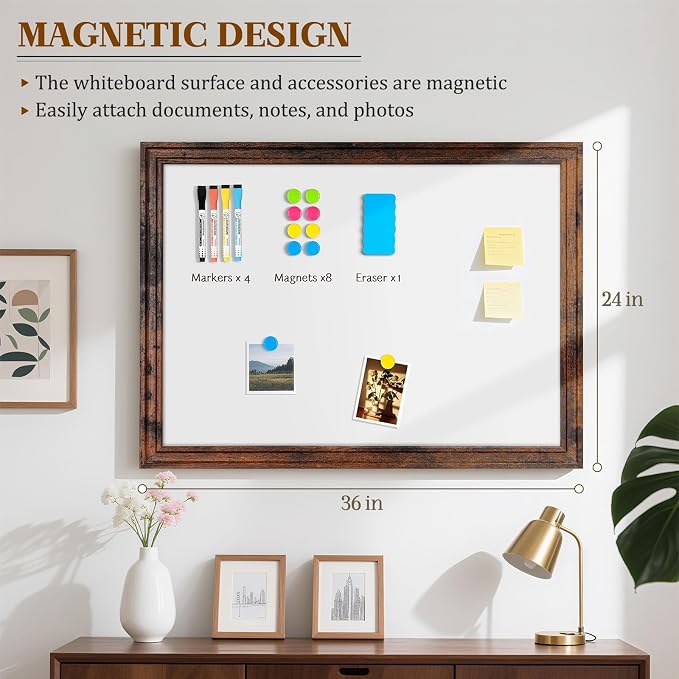 Large White Board for Wall, Decorative Whiteboard - Image 3