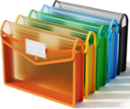 ThinkTex Plastic Expanding File Folder, Transparent envelopes - Image 8