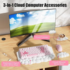 Ergonomic Wrist Rest for Keyboard and Mouse, Soft Memory Foam Cloud Keyboard - Image 4