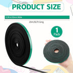 AmazingSpark Magnetic Tape Roll Thin Strips, 0.39 Inch x 66 Feet Magnetic Board - Image 2