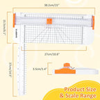2 Set A4 Paper Cutter 12 Inch Titanium Paper Trimmer Scrapbooking Tool - Image 2