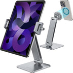 AboveTEK 2-in-1 Phone & iPad Stand, Magnetic iPad Stand by AboveTEK