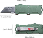 Caressolove Switch Blades Knife Push Button, Aviation Aluminum EDC Box Cutter - Image 7