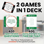 400 Conversation Cards for Coworkers – Two Fun Teambuilding Games for Work – - Image 5