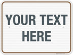 Custom Sign, Personalized Metal Signs, Customize by SigoSigns