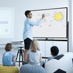 Large Dry-Erase Rolling Magnetic Whiteboard - Image 9
