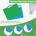 File Folder, HERKKA 30 Pack 1/3 Cut Tab File Folders, Colored File Folders - Image 4