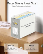 Oterri Cardboard File Organizer Box - Image 2