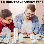 Pasimy 96 Rolls Clear Tape Bulk Strong Sticky Transparent Tape Refills - Image 6