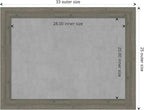 Amanti Art Grey Framed Magnetic Board 25x33 Medium Vision Board - Image 4