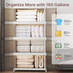 UAMFURI Extra Large Stackable Storage Bins - Image 2