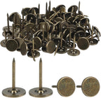 100 Pcs Heavy Duty Thumb Tacks, 7/16 Inch Flat Head Carpet Tacks, Decorative by Unknown