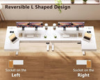 OffiGo L Shaped Electric Standing Desk - Image 6