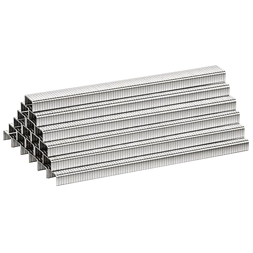 meite T-50 Stainless Steel Staples Marine, 1/4 Inch Heavy Duty Staples by meite