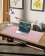 Pink Leather Desk Mat, Large Mouse Pad & Laptop Mat - Image 7