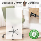 HOMEK Office Chair Mat for Hardwood Floor, Easy Glide, Protects Hard Surfaces - Image 4